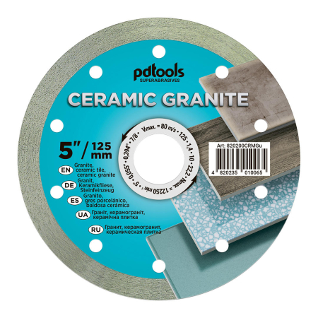 Tarcza diamentowa 125mm Ceramic Granite